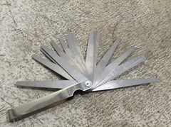 Stahlgruber 0.05-1.00 mm 20 Blatt Metric Gapper Feeler Gauge Kit Set New (TSC)