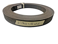1/4″-thick x 1 1/2″-wide Flex molded wire back brake lining (sold by the foot0