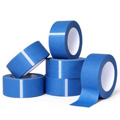 6 Rolls Blue Painters Masking Tape, 2 Inch x 60 Yards 5.5 Mil, Walls Painting