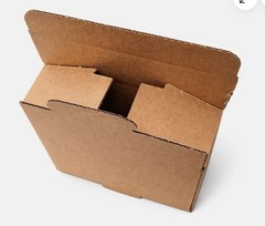 LOT OF 50- 9″ x 6″ x 3″ Corrugated Kraft Mailer Shipping Box FREE SHIP Cardboard