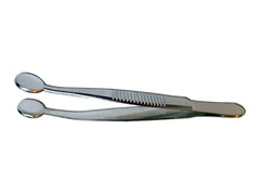 SS Meibomian Gland C Collins expresser Forceps Remove Meibum From Lids Dry Eyes