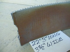 Conveyor Belts, Incline, Textured, Rubber, 3-5/8in to 5-1/2in Widths