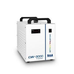 CW-3000DG Thermolysis Industrial Water Chiller with 60W / 80W CO2 Glass Tube NEW