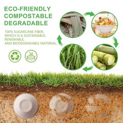 Large Paper Bowls, 40oz Compostable Bowls, 120 Pack Heavy Duty Disposable Bow…