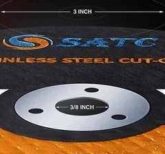 25PCS 3 inch Cut Off Wheels 3/8″ Arbor Metal Cutting Disc Die Grinder Blade Tool