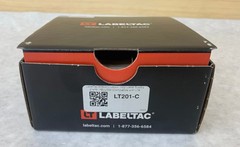LabelTac LT201-C 2″x75′ Yellow Indoor / Outdoor Vinyl Label for LT6