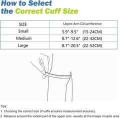 Child Small Size Cuff Compatible with Omron 5.5”-9.5” (8 Connectors)