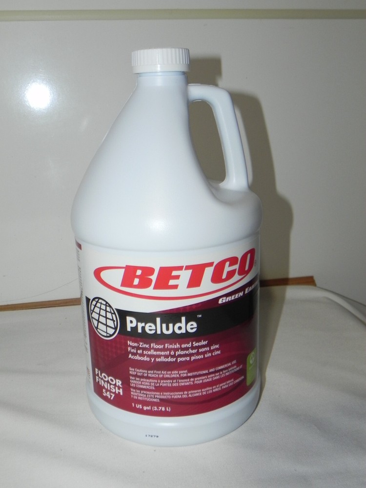 1 BETCO Green Earth Prelude Floor Sealer & Finish 54704 (1) gallon Jug NEW