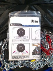 Snow-Chains Auto Fixing 1 Min Quick Install Tire-Chains, Heavy-Duty for Trucks
