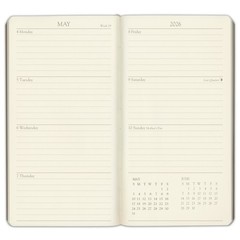 Leather Pocket Weekly Monthly Planner 2027, Regular & Wide – Gallery Leather