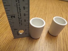 2 Leco Ceramic Crucibles 529-026 FOR FP 428 AND CHN-60 LECO 529-026/529-055