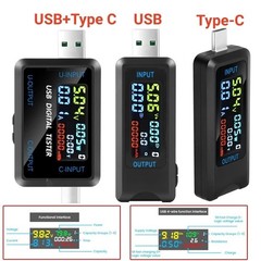 4.5~36V USB Type-C Digital Power Capacity Tester Voltage Current Meter Detector
