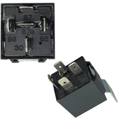 80/60Amp 12V 5-Pin Relay Kit SPDT 12-Volt Automotive Relay w/ Heavy-Duty Pigtail