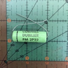 CORNELL DUBILIER Axial Film CAPACITOR 0.22uF 200v 10% PM2P22 .22uF Vintage AUDIO