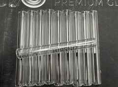 (10 Pack) 4″ Inch Clear Pyrex Glass Blowing Tube 12mm 8mm 2m Thick Free Shipping