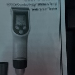 Waterproof Digital Tester Kit pH/Conductivity/TDS/Salt/Temp w/ Buffers & Case