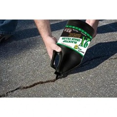 New 1GAL Blacktop Crack Filler Asphalt Repair Sealant Patch Fast Dry 2X Premium