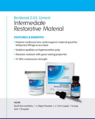 Dental IRM Reinforced ZOE Cement IRM Restorative 50g Powder 15mL Liquid #5370
