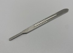 100Pcs/box Sterile Surgical Carbon Steel Blades Scalpel Handle Dental Instrument