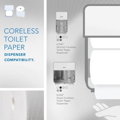 Scott Professional Essential Coreless High-Capacity Standard Roll Toilet Paper