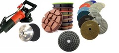 Professional Wet Polisher Contractor Diamond Tool Kit 21PCS
