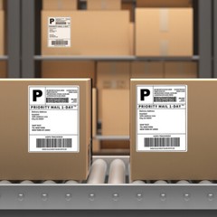 500 4×6 Fanfold Direct Thermal Shipping Labels for Zebra & Rollo Printers