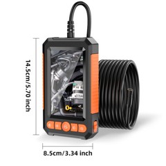 1080P Industrial Endoscope Camera Single Dual Lens 4.3” Car Inspection IP67