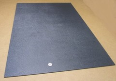 Black ABS Sheet 1/8″ (.125″) X 24″ X 36″ Haircell Textured One Side, 1 Unit