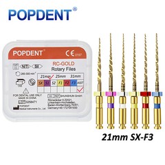 Dental Endo Rotary Files X-Pro Gold Taper NITI Endodontic Root Files POPDENT