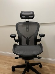 Headrest For Herman Miller Aeron chair Graphite (New In Package)
