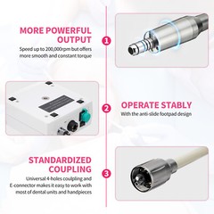 US Dental Brushless LED Electric Micro Motor 1:1/1:5 Increasing Dental Handpiece