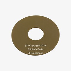 Flat Rubber Disc for Heidelberg 1 1/2 x 1/2 x 1mm – 38.1 x 12.7 x 1mm Qty 50