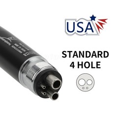 Dental High Speed Handpiece Push Button 4 hole NSK Style Color Black