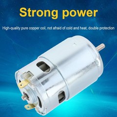 895 DC Motor High Torque 12V 6000 RPM High Speed Double Ball Bearing Drill