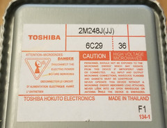 Toshiba W10210845 Magnetron Microwave Oven 2M248J(JJ) for Whirlpool LG
