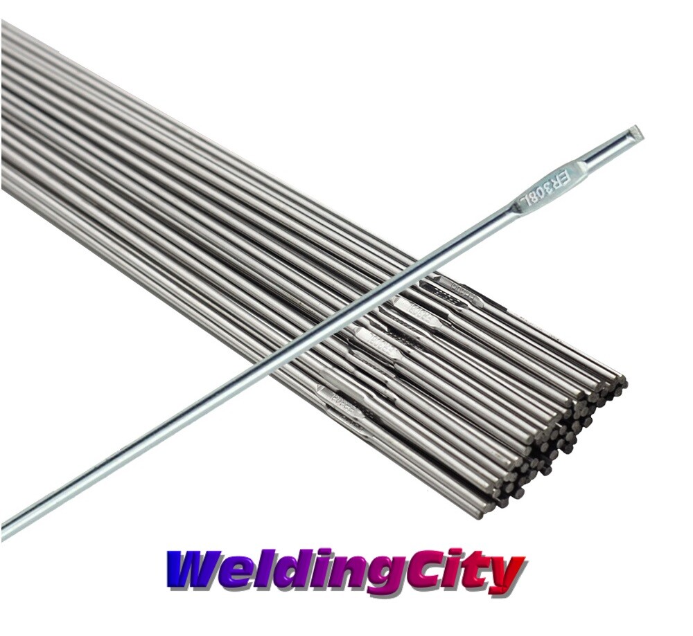 WeldingCity® 10-Lb ER308L Stainless Steel TIG Welding Rod 3/32 x 36″ | US Seller