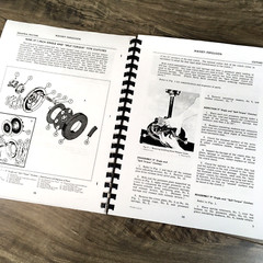 Set Massey Ferguson 202 204 Tractor Service Manual Parts Operators Repair Shop