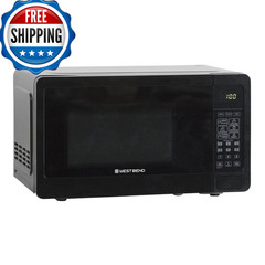 West Bend Microwave Oven 700-Watts Compact 6 Pre-Set Cooking Settings Speed