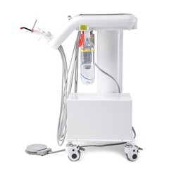 Unidad de entrega portatil succión jeringa compresor de aire dental 4 hoyos USA