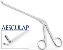 AESCULAP FF814R Surgical Spurling Pituitary Rongeur Angled Up 4x10mm Bite 7″