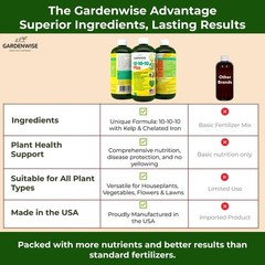10-10-10 All Purpose Plant Food – Liquid Fertilizer with Seaweed Kelp & Iron …