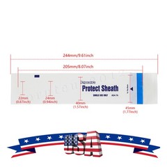 100/200/300/500Pc Dental Disposable Protect Sheath Intraoral Camera Cover A04-7A