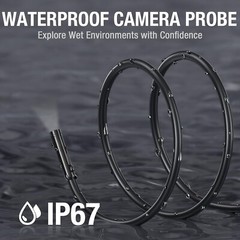 Automotive Endoscope Borescope Inspection Camera 1080P Industrial 4.3inch Screen