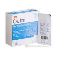 3M Cavilon Barrier Film, No Sting, Alcohol-Free, Conforming, 1.0 mL-Box of 25