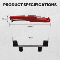 HVAC Ratcheting Pipe Tube Bender Tool Kit 1/2” 1/4″-7/8″ 90 Bending 7 Dies