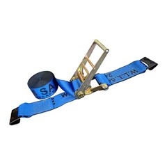 USA 4″ x 40′ 50′ 60′ Ratchet Strap Flat Hook Farm Trailer Flatbed Truck Tie Down