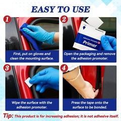 20 Pcs Adhesion Promoter for Plastic, Professional Adhesive Promoter, Metal, Pla
