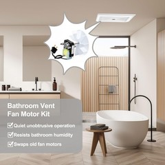 Universal Bathroom Exhaust Fan Motor Kit 120V 50CFM for NuTone & Broan, Bath…