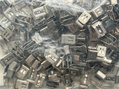 NEW Bag of 100 HellermannTyton 151-01699 Stainless Steel Solar Clips MSC2LP LOT