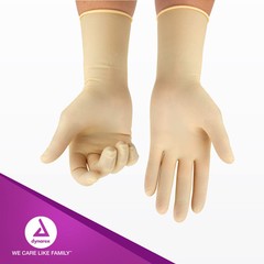Dynarex Sterile Latex Surgical Gloves Disposable 50 Count Pack of 1